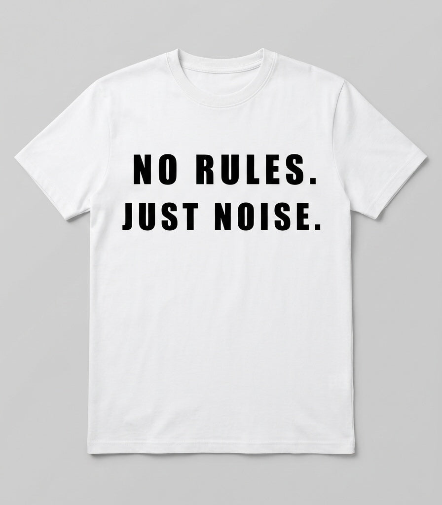 Camiseta No Rules Just Noise - Wild Horse Edition (White)