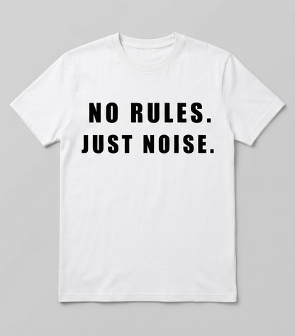 Camiseta No Rules Just Noise - Wild Horse Edition (White)