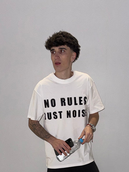 Camiseta No Rules Just Noise - Wild Horse Edition (White)